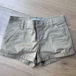 Abercrombie & Fitch Women's Low Rise Shorts in Tan